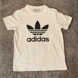Medium White Adidas Tee